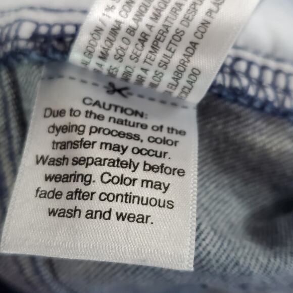 Universal Thread Cutoff Denim Jean Shorts Dark Wash Vintage Midi 8 29R - Picture 7 of 8